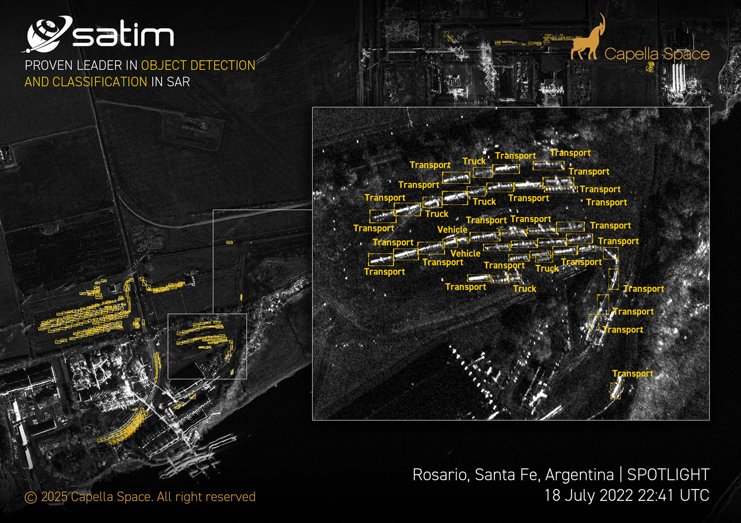 CapellaSpace-Satim_SAR-image-vehicles-Rosario,_Santa_Fe,_Argentina